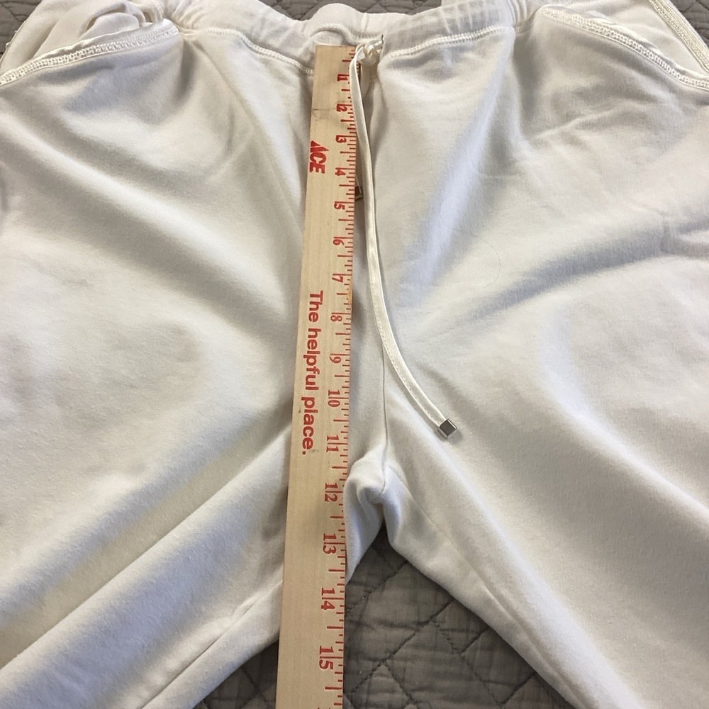 Liz Claiborne Villager Off-White Joggers Sz XL Pull-On Pants - Picture 9 of 13